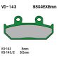 VESRAH Bremseklodser VD143*SE: FA124*