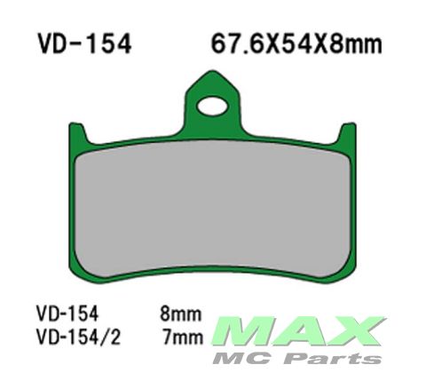VESRAH Bremseklodser VD154