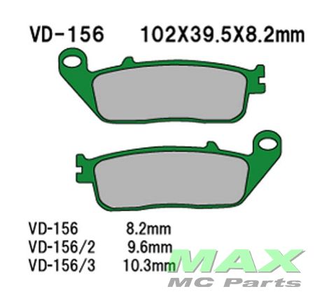 VESRAH Bremseklodser VD156/3