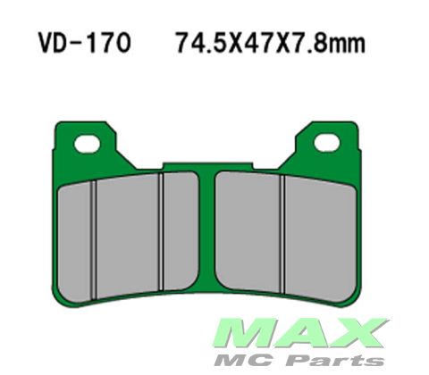 VESRAH Bremseklodser VD170