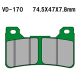VESRAH Bremseklodser VD170