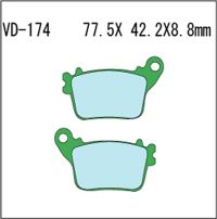 VESRAH Bremseklodser VD174