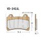 VESRAH Bremseklodser SinterVD242JL 