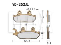 VESRAH Bremseklodser VD252JL