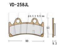 VESRAH Bremseklodser VD-258JL