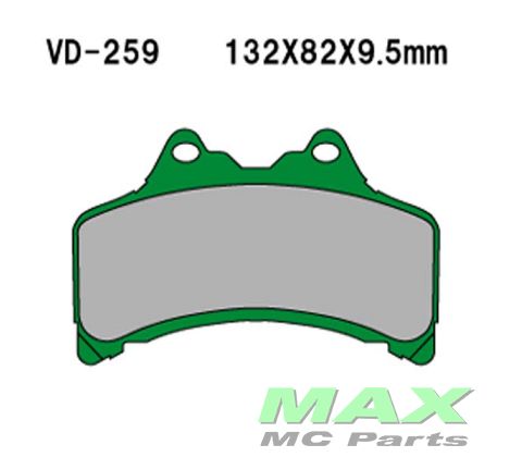 VESRAH Bremseklodser VD259