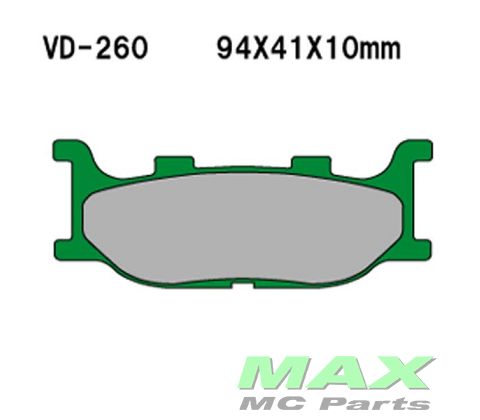 VESRAH Bremseklodser VD260