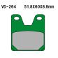 VESRAH Bremseklodser VD264