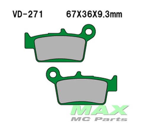 VESRAH Bremseklodser VD271