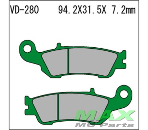 VESRAH Bremseklodser VD280