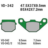VESRAH Bremseklodser VD342