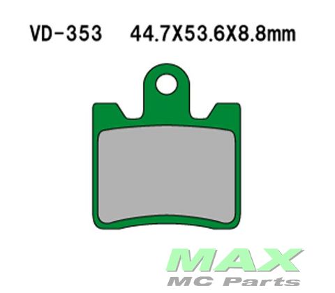 VESRAH Bremsklodser VD353  USE:FA423/4HH