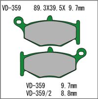 VESRAH Bremseklodser VD359