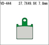 VESRAH Bremseklodser VD444 FRONT