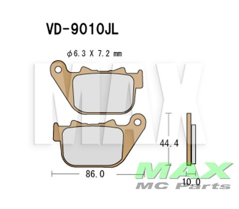 VESRAH Bremseklodser VD9010JL