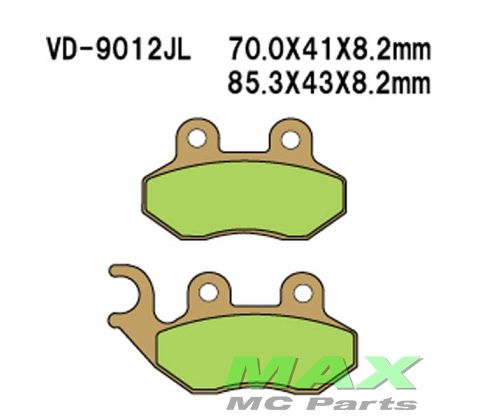 VESRAH Bremseklodser VD9012JL