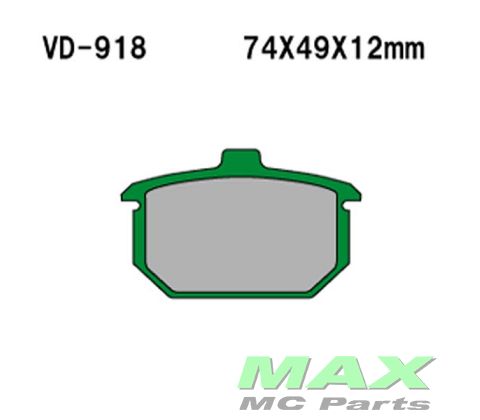 VESRAH Bremseklodser VD918