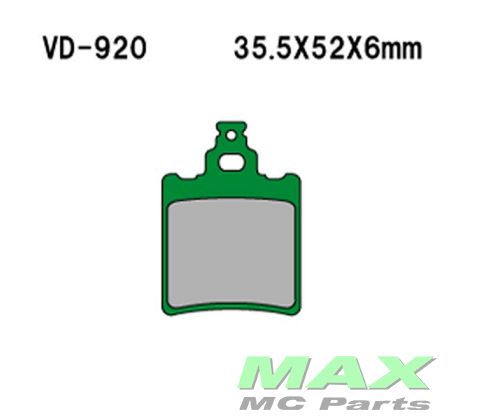 VESRAH Bremseklodser VD920