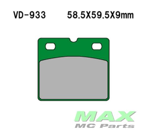 VESRAH Bremseklodser VD933