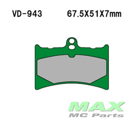 VESRAH Bremseklodser VD943