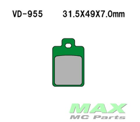 VESRAH Bremseklodser VD955