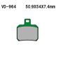 VESRAH Bremseklodser VD964