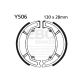 EBC Brake shoe set FRONT/REAR Y506