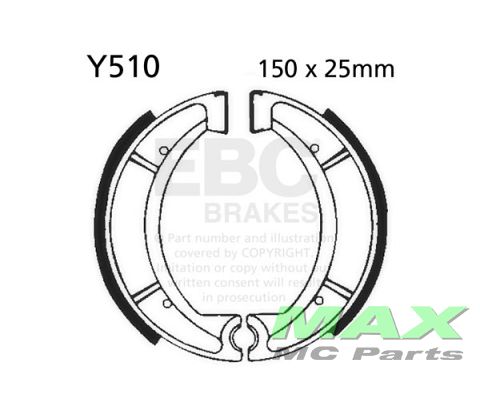 EBC Brake shoe*REAR/FRONT* Y510