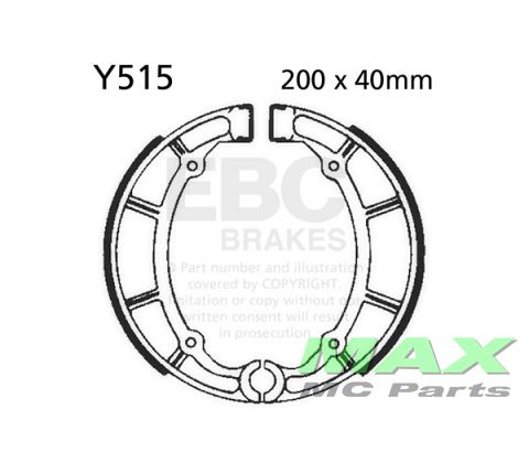 EBC Brake shoe*REAR* Y515 XV535 XJ650